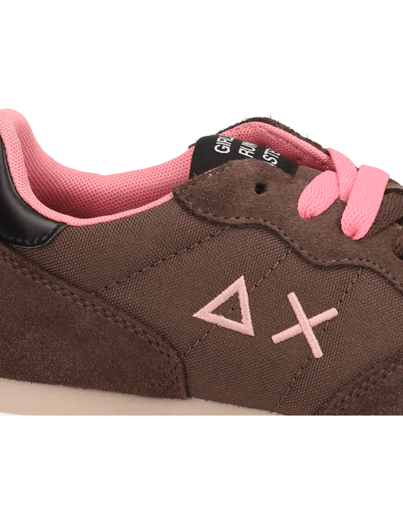 SUN68-Ally-Solid-Nylon-Sneaker-hnědá