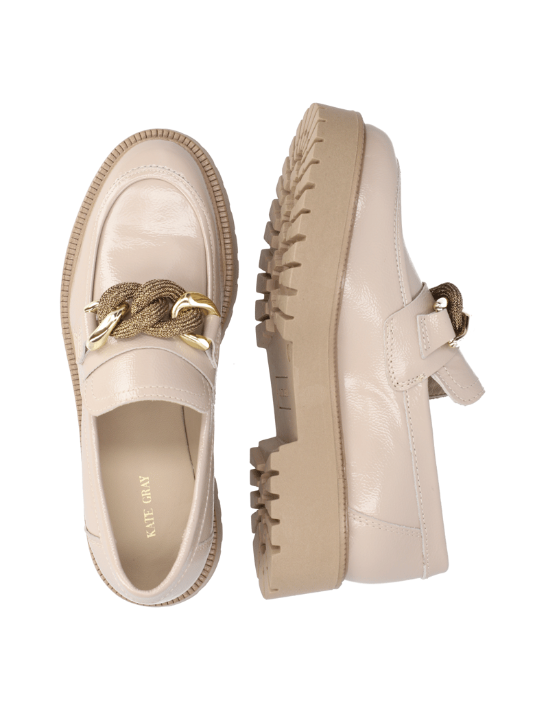 Kate-Gray-Lackleder-Slipper-schwarz