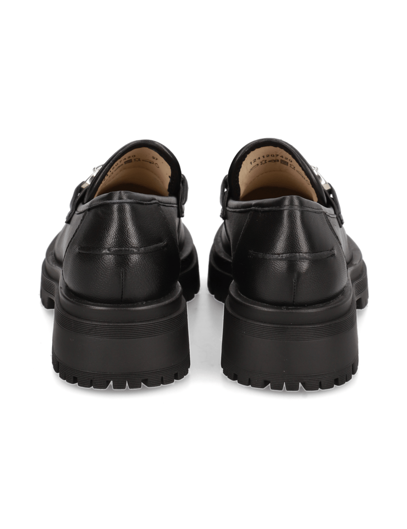 Kate-Gray-Glattleder-Slipper-schwarz