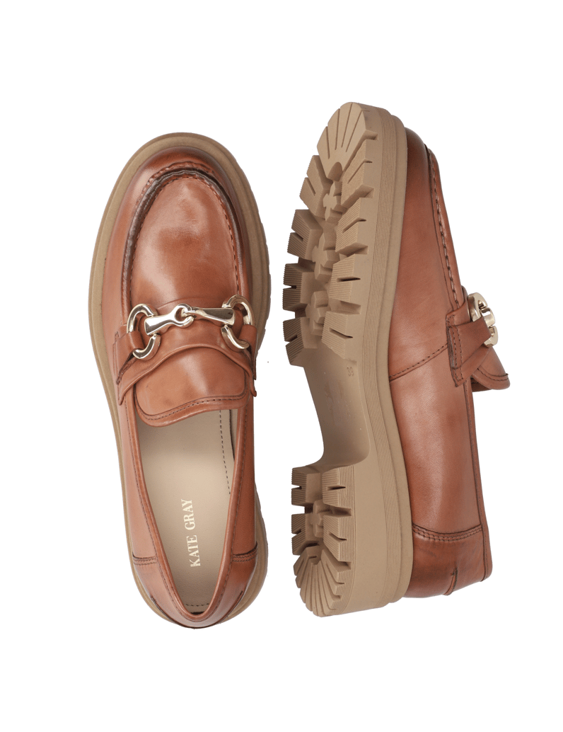 Kate-Gray-Glattleder-Slipper-schwarz