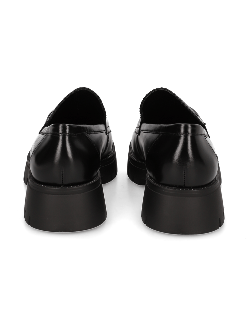 Kate-Gray-Glattleder-Slipper-schwarz