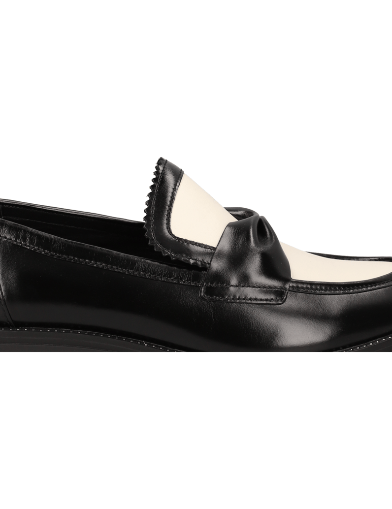 Kate-Gray-Glattleder-Slipper-schwarz