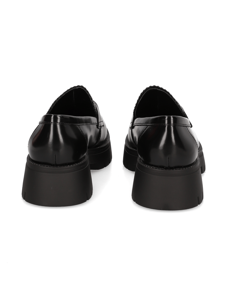 Kate-Gray-Glattleder-Slipper-schwarz