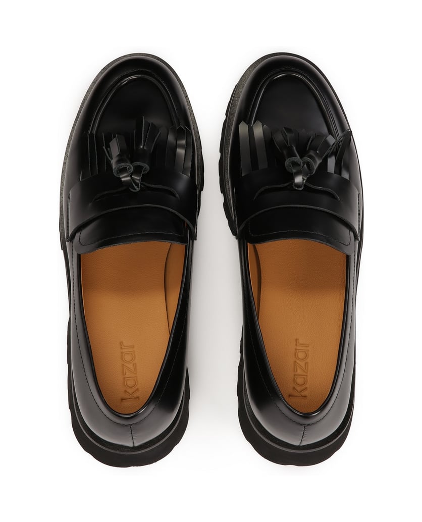 Kazar-Schlupfschuhe-mit-dicker-Sohle-schwarz