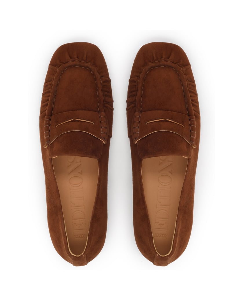 Kazar-Brown-suede-EDITIONS-shoes-with-moccasin-stitching-koňaková