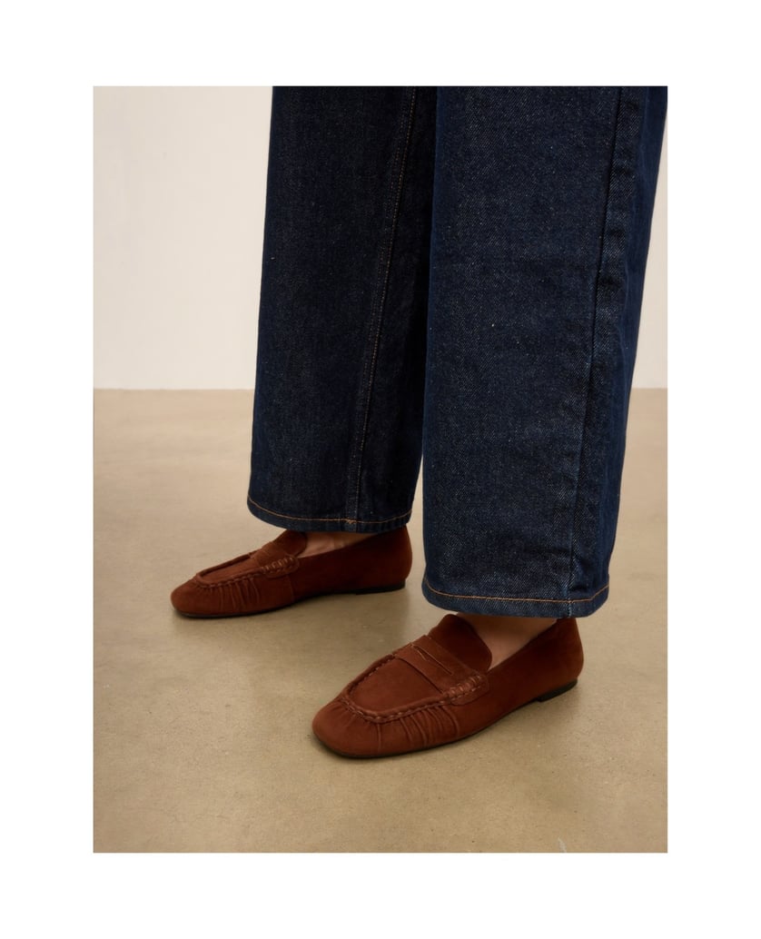 Kazar-Brown-suede-EDITIONS-shoes-with-moccasin-stitching-koňaková