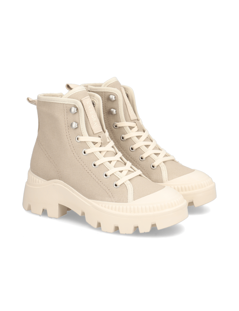 Kate-Gray-textil-šněrovací-kotníčkové-boty-černá