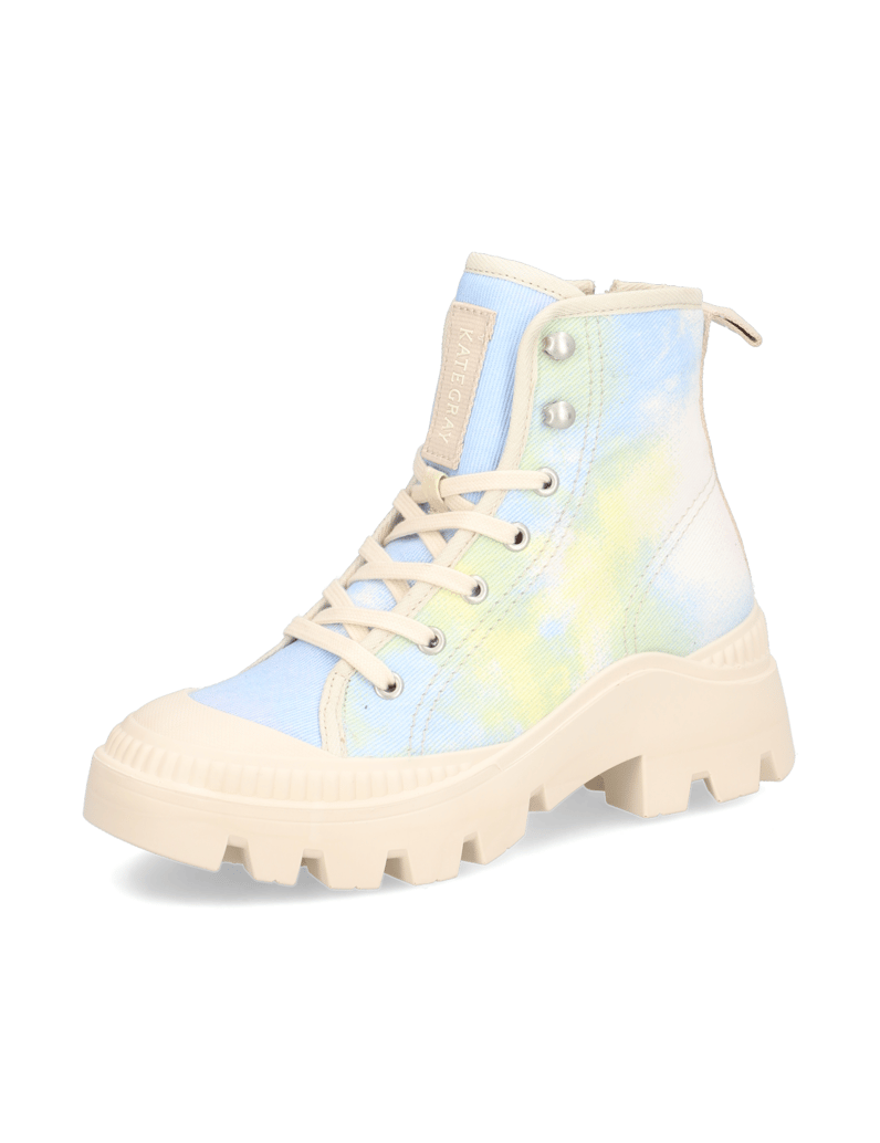 Kate-Gray-textil-šněrovací-kotníčkové-boty-černá