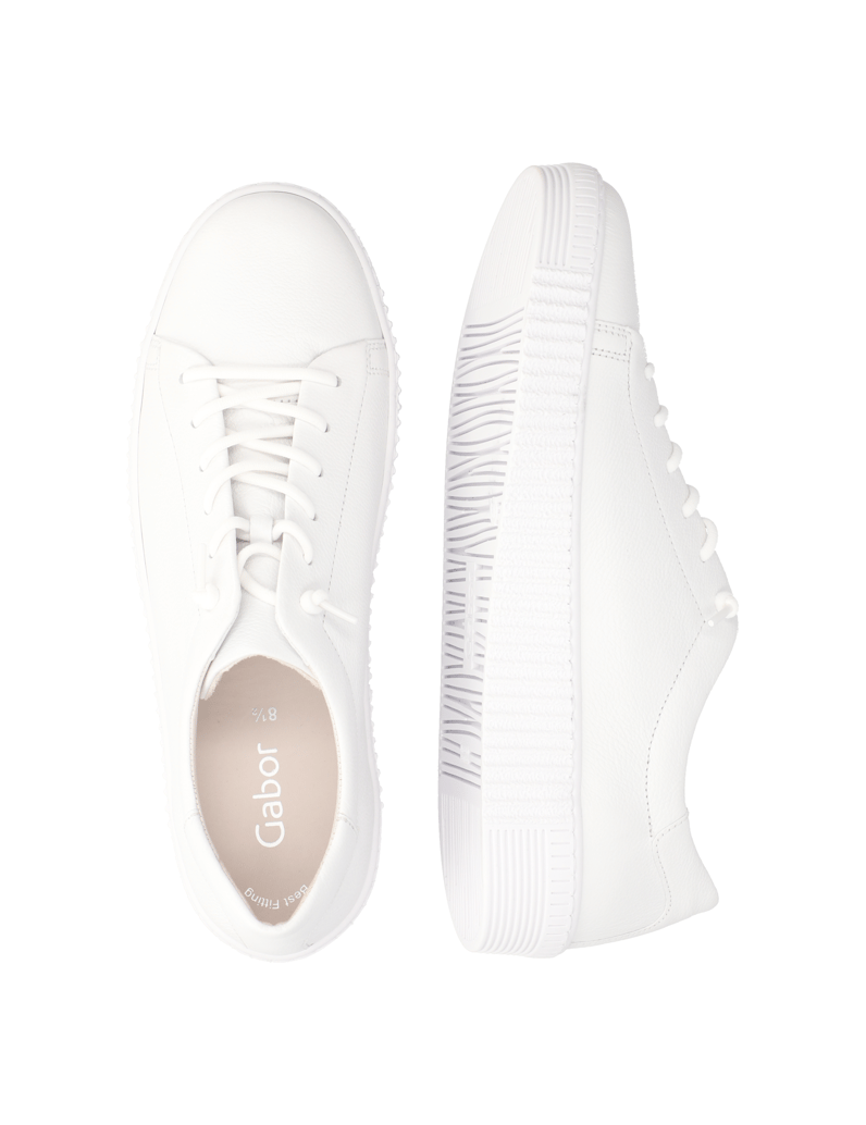 Gabor-Glattleder-Sneaker-weiss