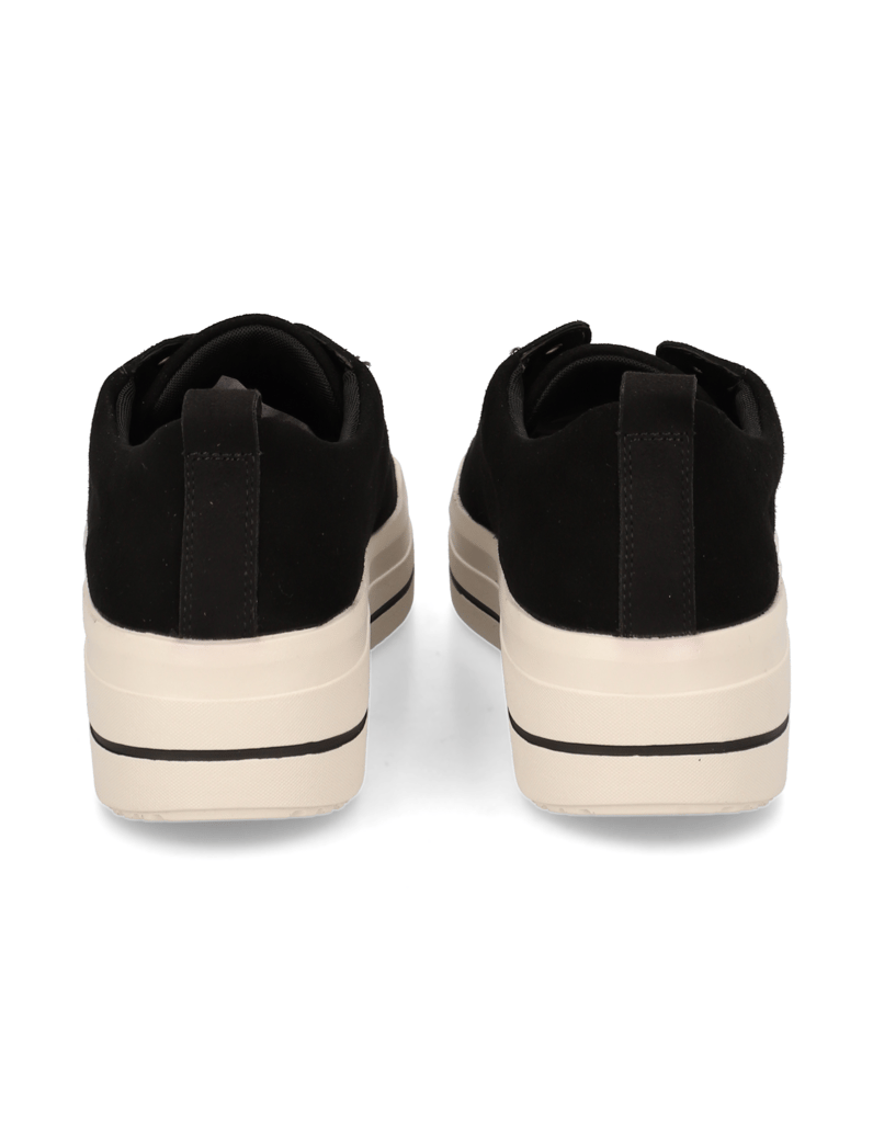 Remonte-Veloursleder-Sneaker-schwarz