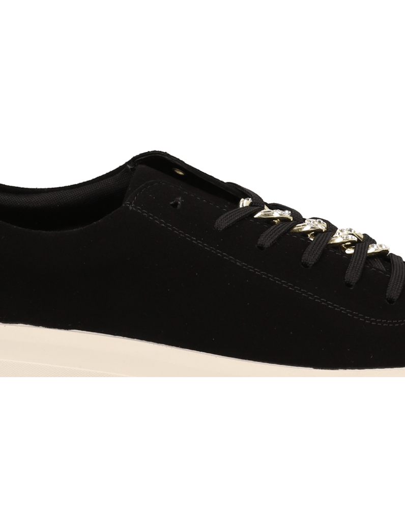 Remonte-Veloursleder-Sneaker-schwarz