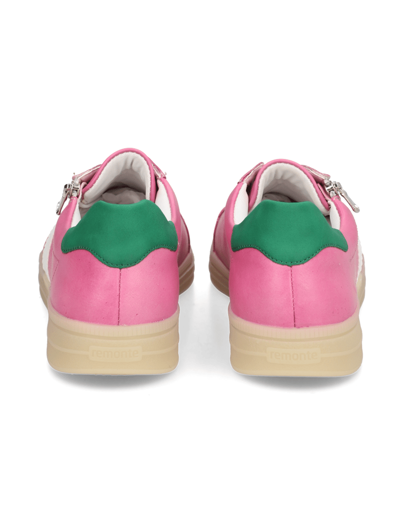 Remonte-hladká-koža-tenisky-ružová