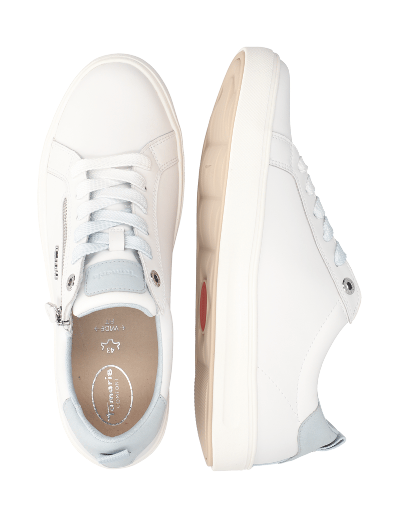 TAMARIS-Comfort-kombinace-kůže-tenisky-černá