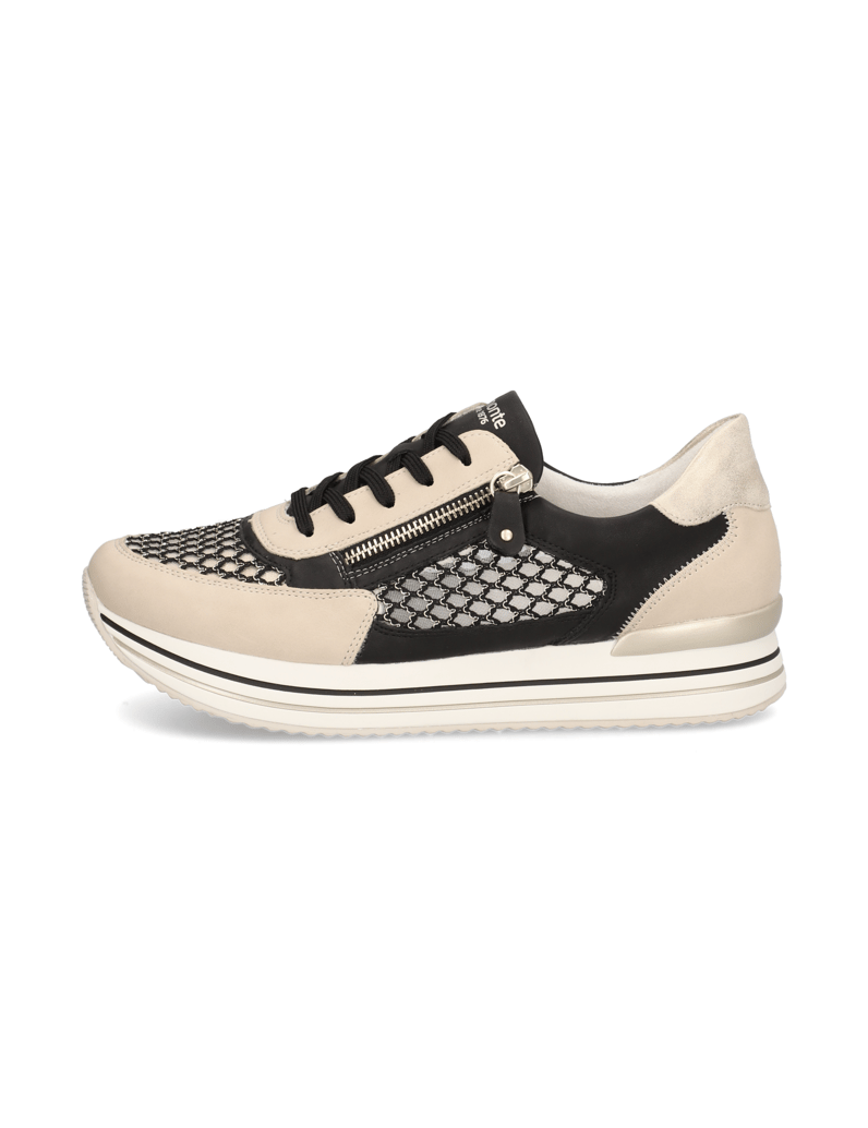 Remonte-textil-klasická-nazúvacia-obuv-béžová