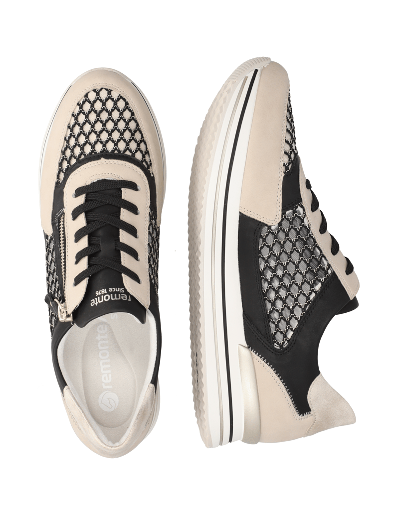 Remonte-textil-klasická-nazúvacia-obuv-béžová