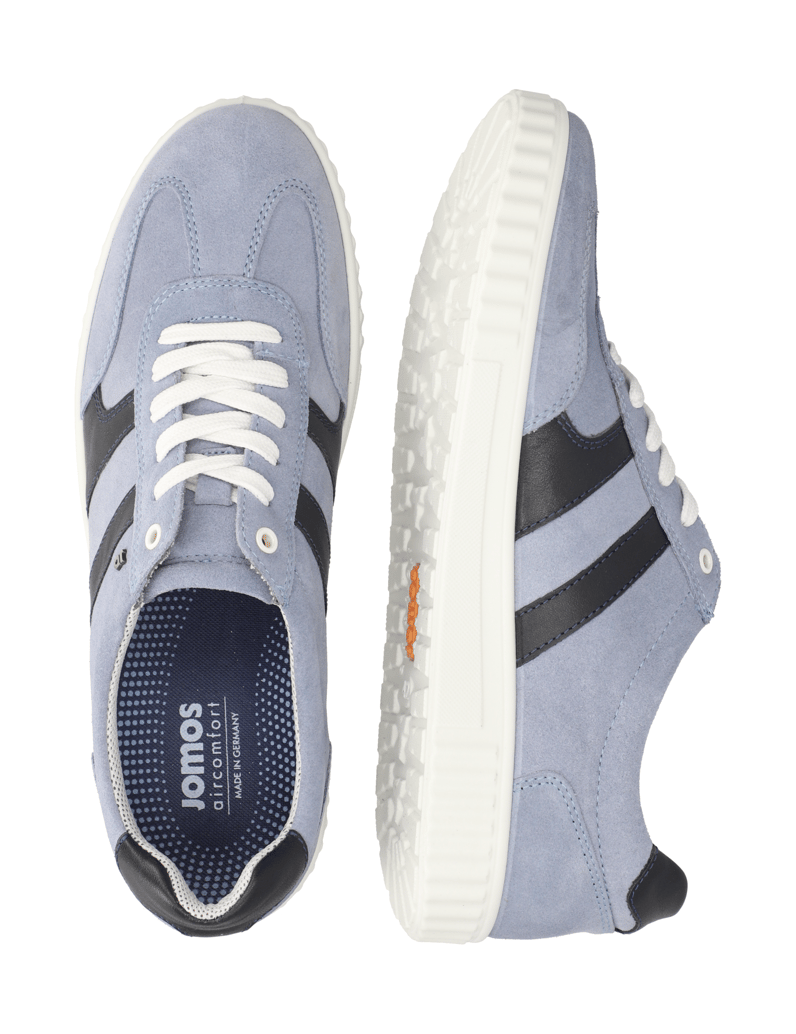 Jomos-Lederkombination-Sneaker-silber