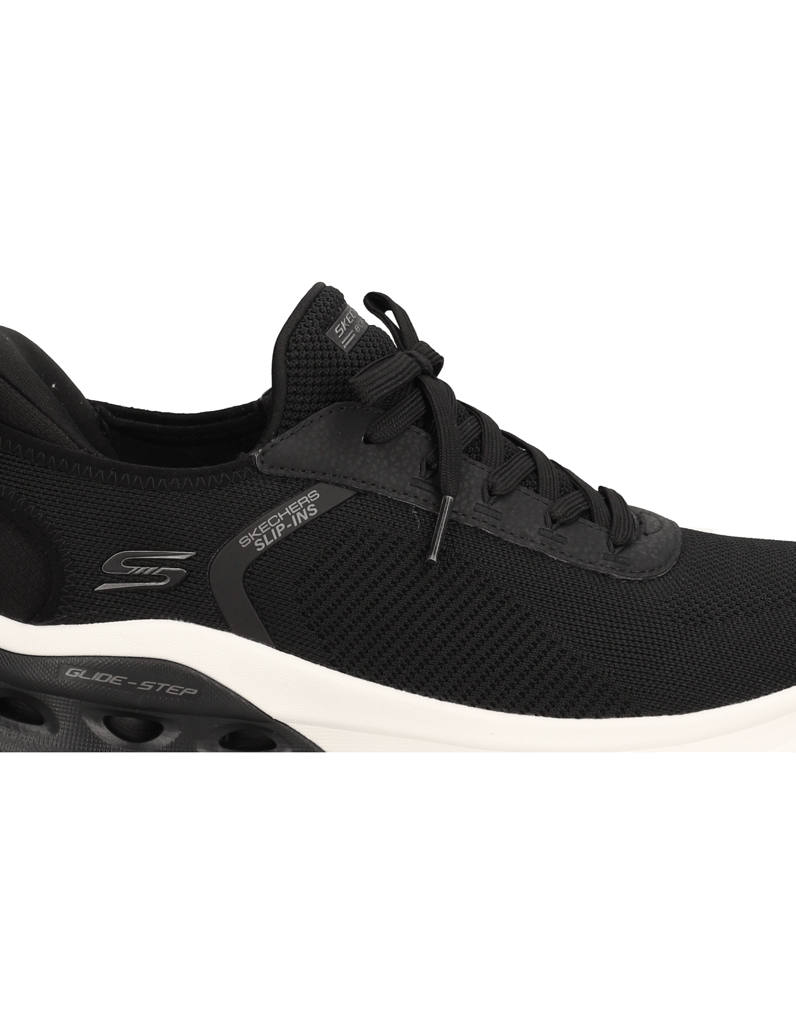 Skechers-FIXED-LACE-UP-GLIDE-STEP-schwarz