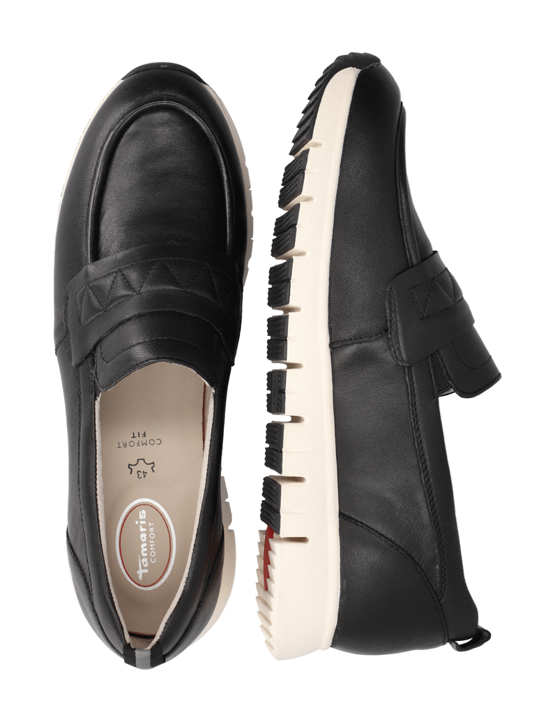 TAMARIS-Comfort-Glattleder-Slipper
