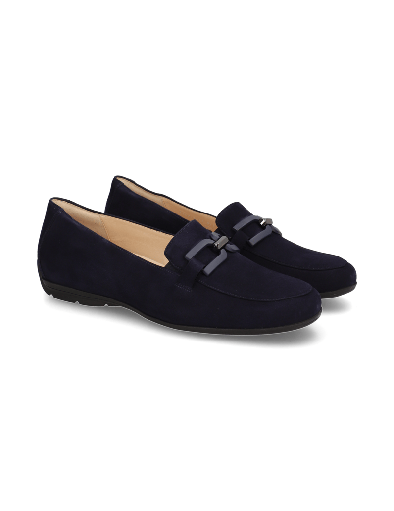 HASSIA-Veloursleder-Slipper-blau
