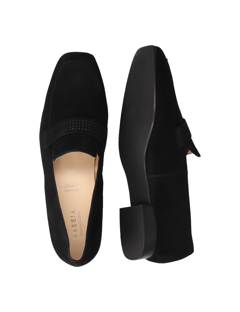 HASSIA-Veloursleder-Slipper