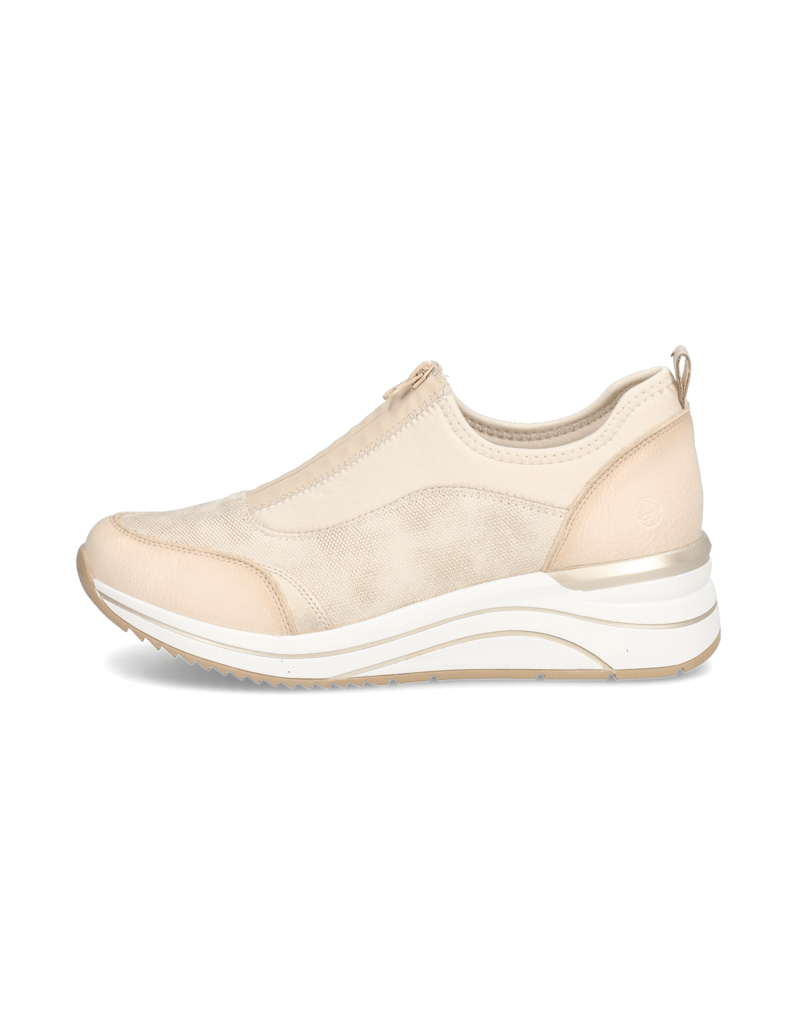 Remonte-textil-klasická-nazúvacia-obuv-béžová