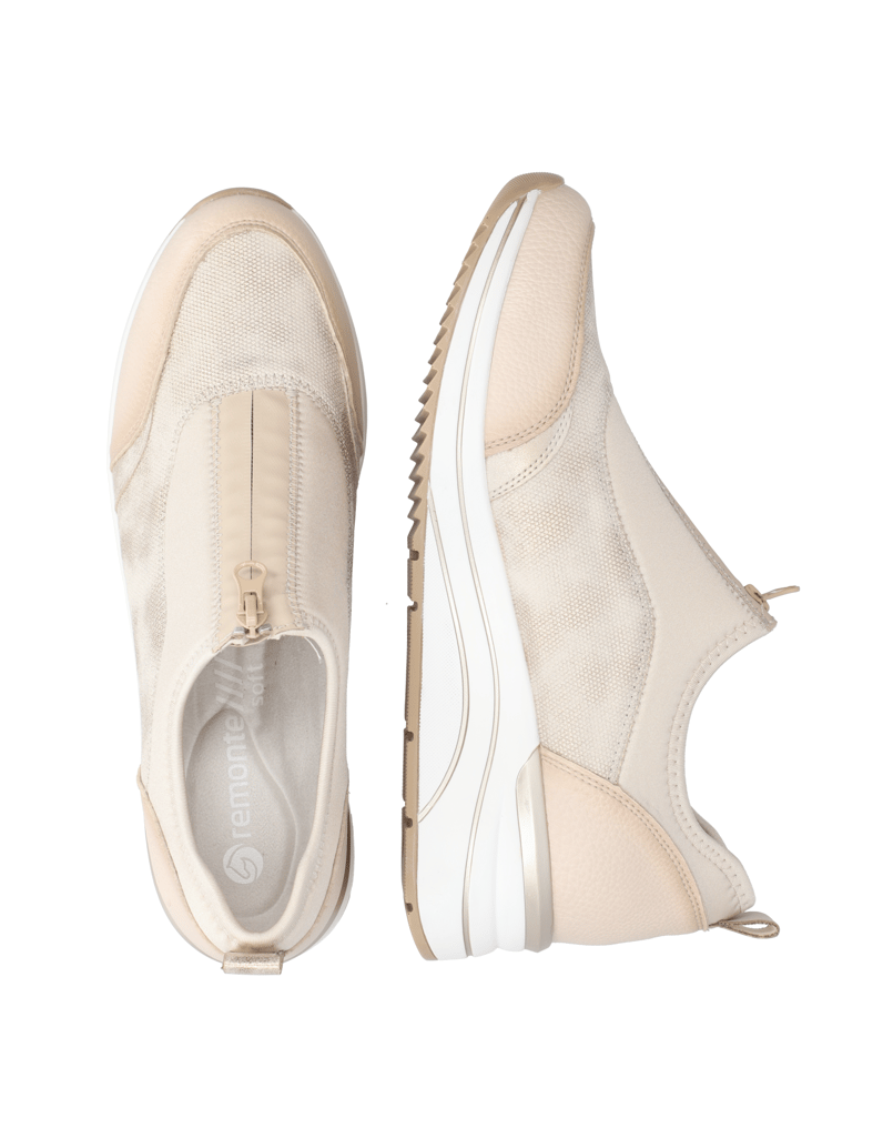 Remonte-textil-klasická-nazúvacia-obuv-béžová