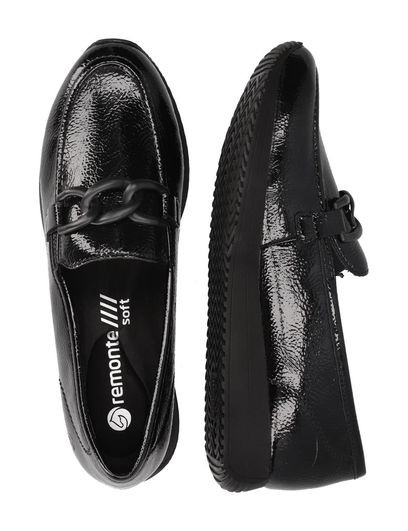 Remonte-Slipper-schwarz