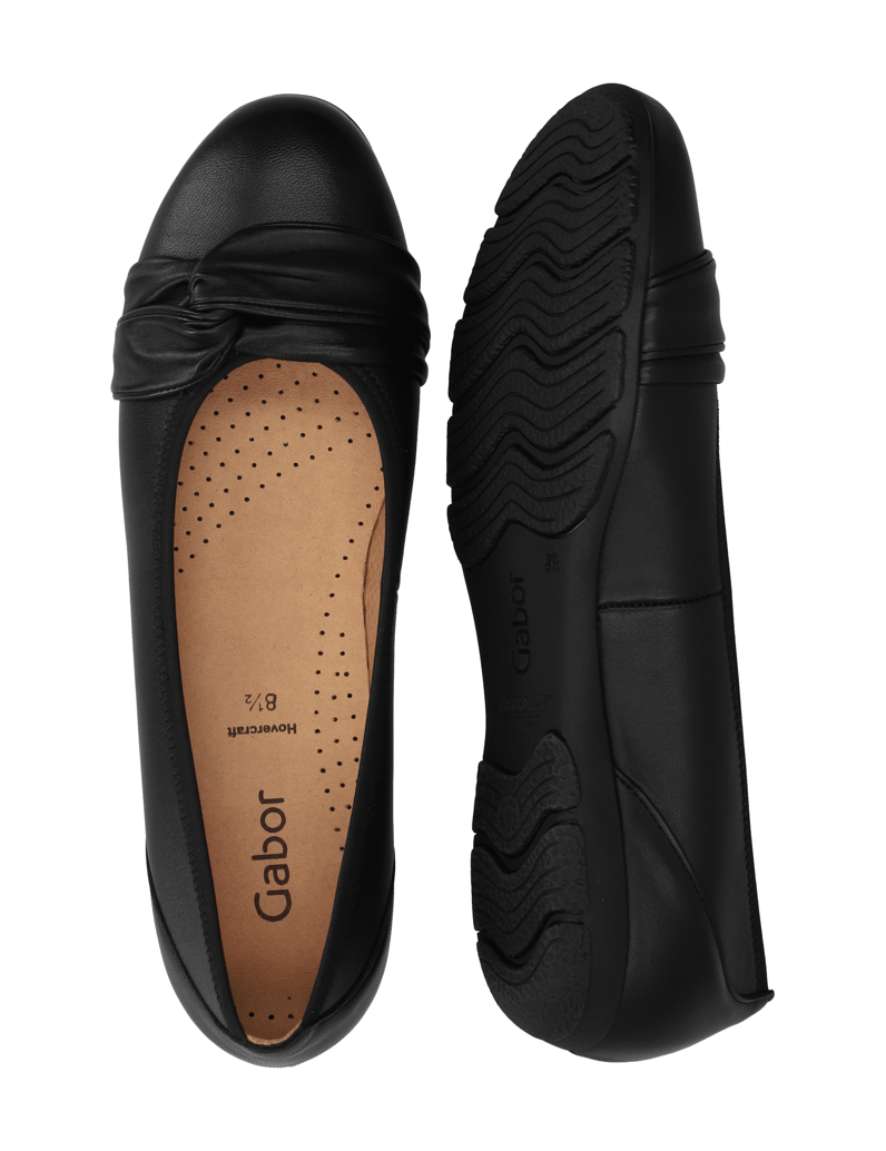 Gabor-Glattleder-Ballerina-schwarz