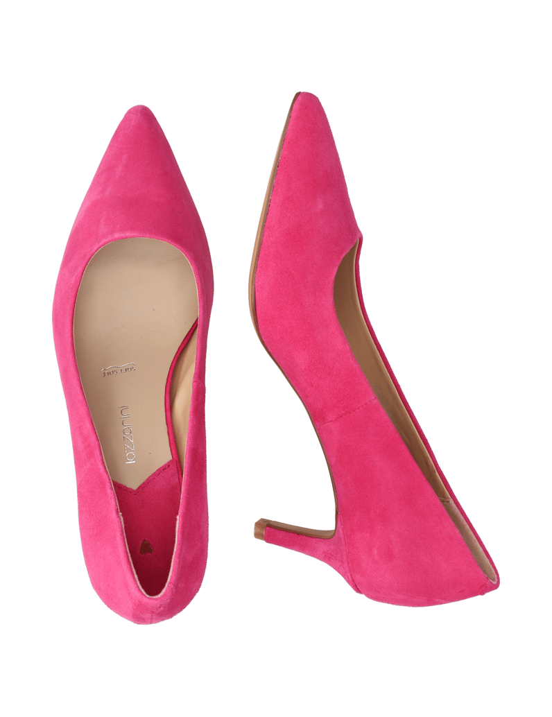 Lazzarini-velúr-Klasické-lodičky-ružová