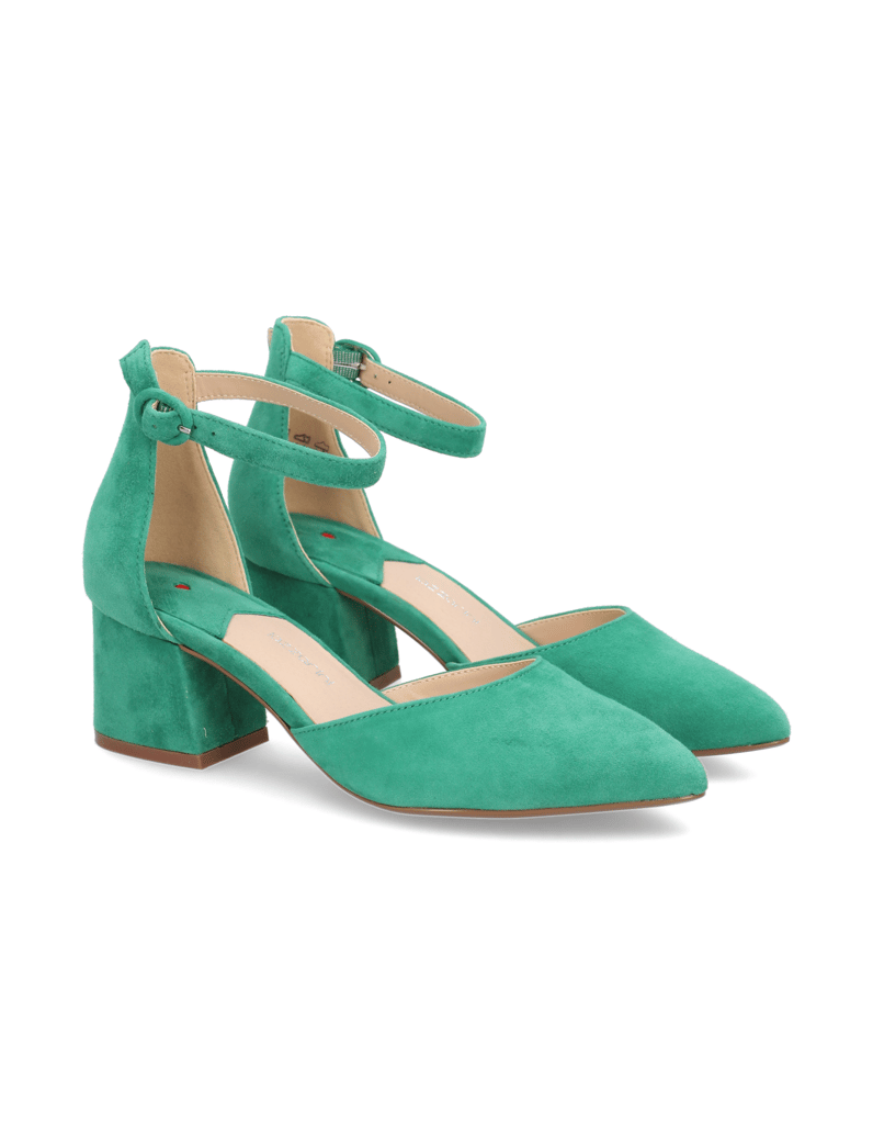 Lazzarini-Veloursleder-Pumps-orange