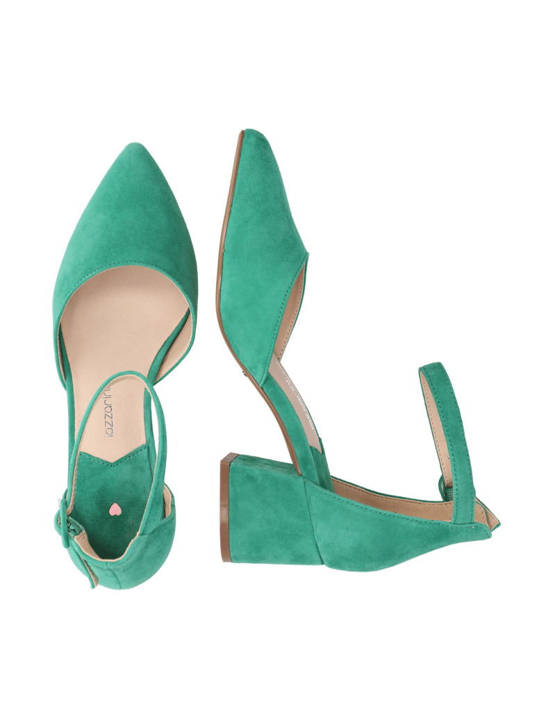 Lazzarini-Veloursleder-Pumps-orange