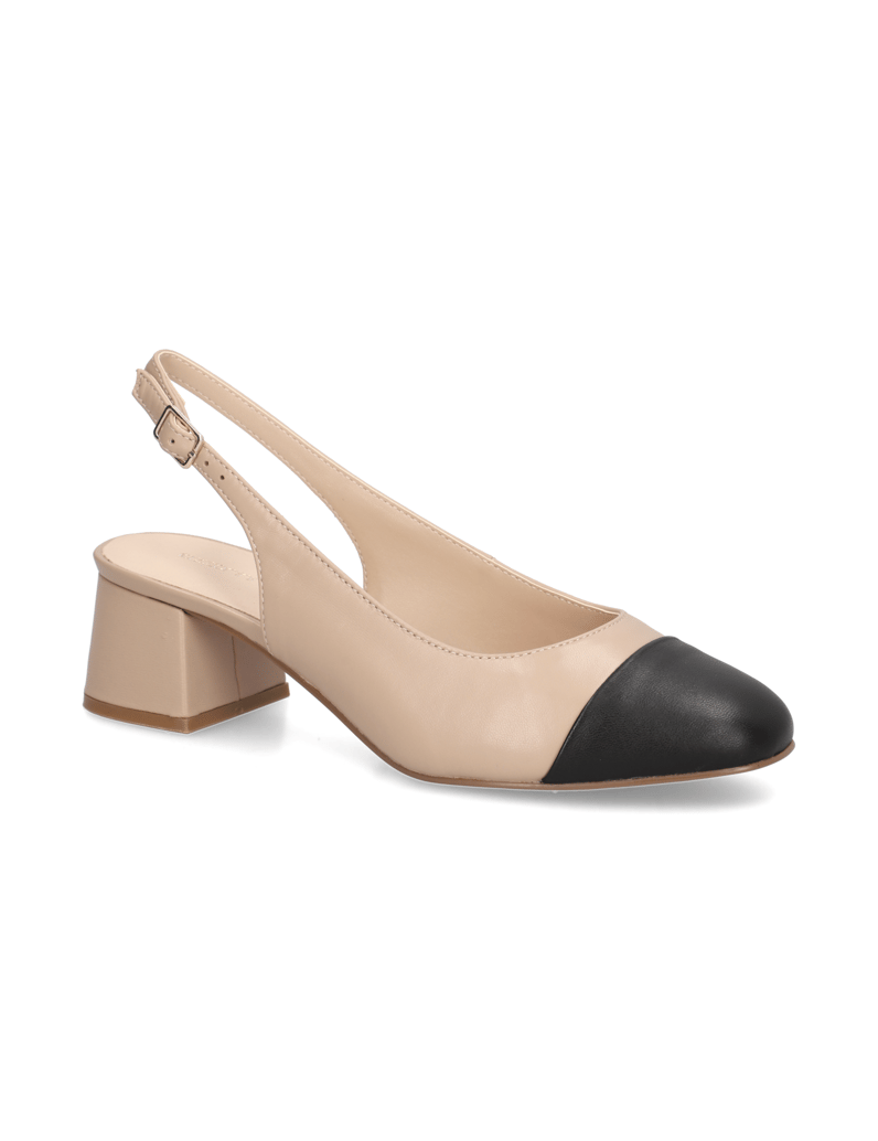 Lazzarini-Glattleder-Slingpumps-beige