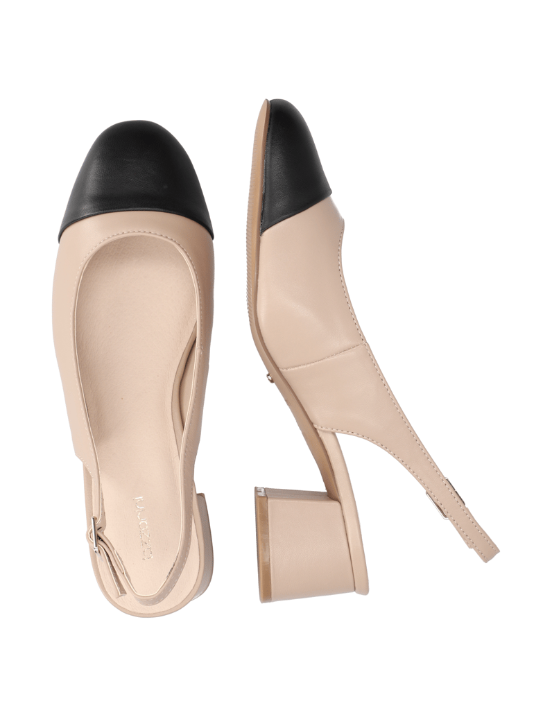 Lazzarini-Glattleder-Slingpumps-beige