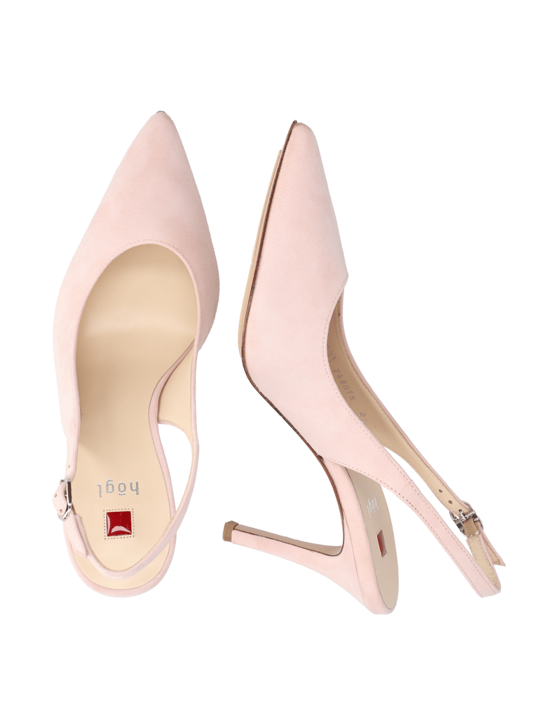 Högl-Veloursleder-Slingpumps