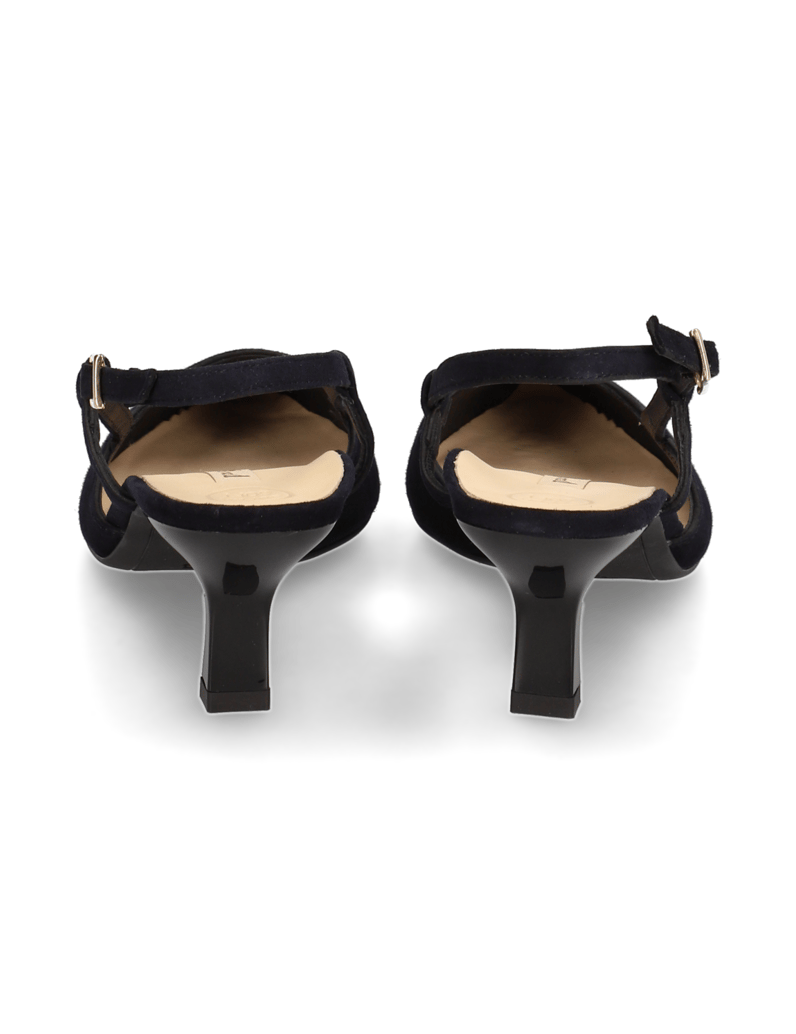 PAUL-GREEN-Veloursleder-Slingpumps