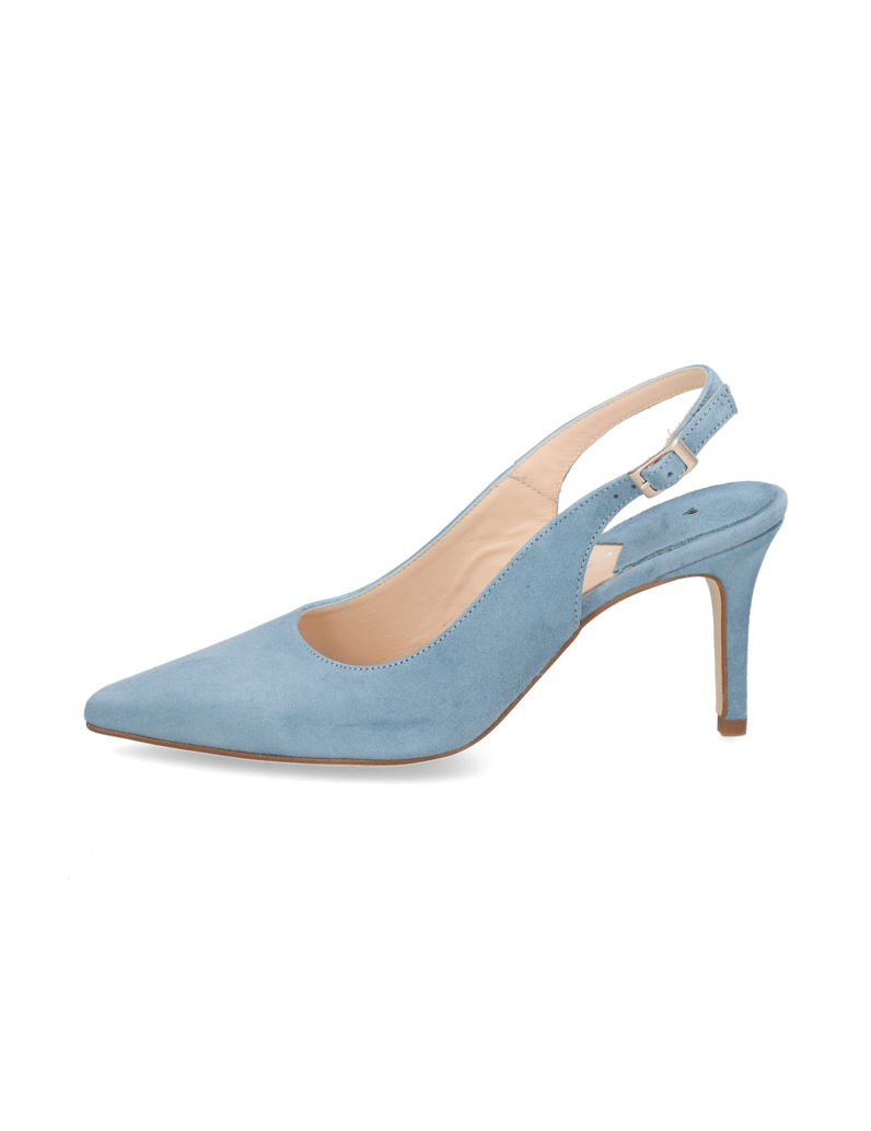 Lazzarini-Veloursleder-Slingpumps