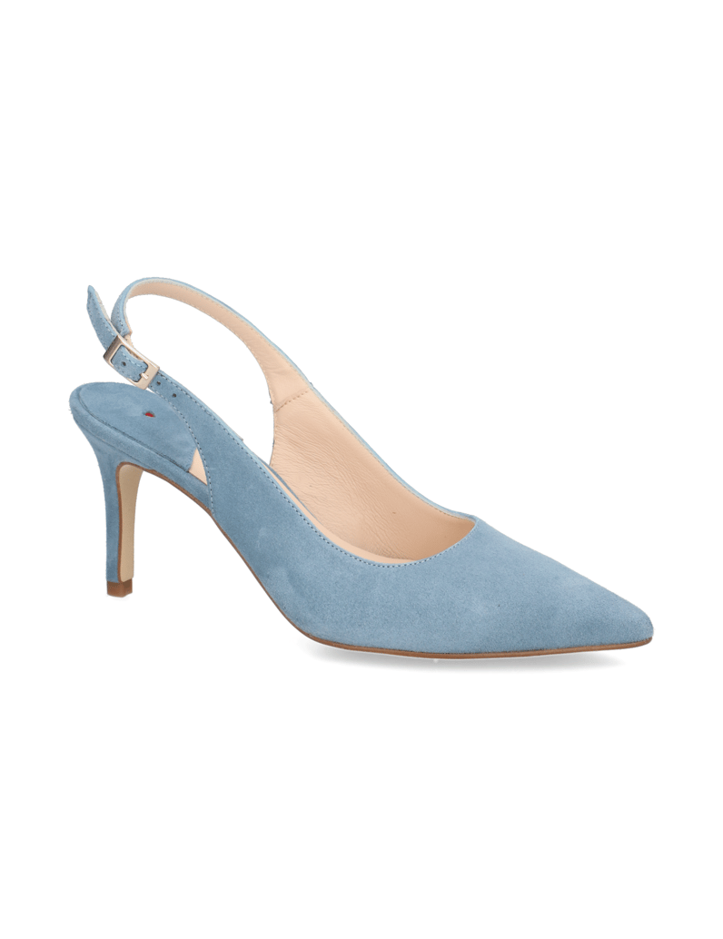 Lazzarini-Veloursleder-Slingpumps