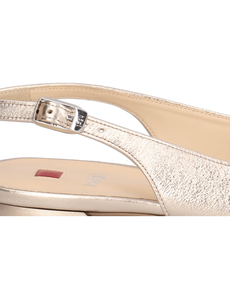 Högl-Glattleder-Slingpumps-gold
