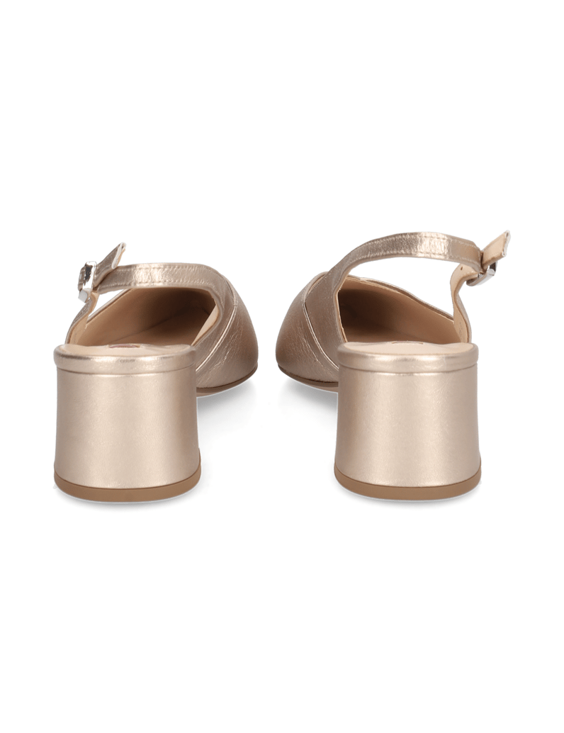 Högl-Glattleder-Slingpumps-gold