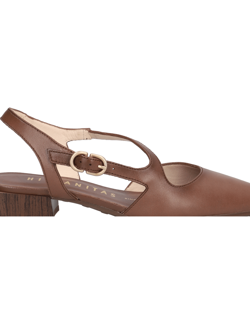 Hispanitas-Sling-balerínky-hnedá