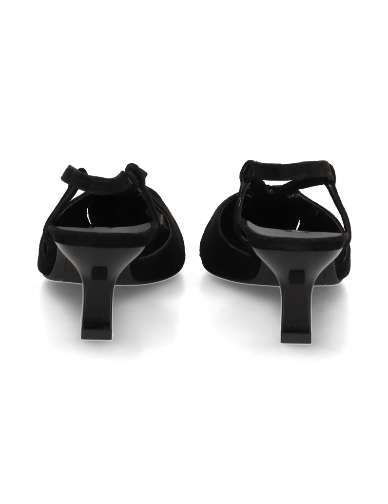 PAUL-GREEN-lodičky-s-otevřenou-patou-černá