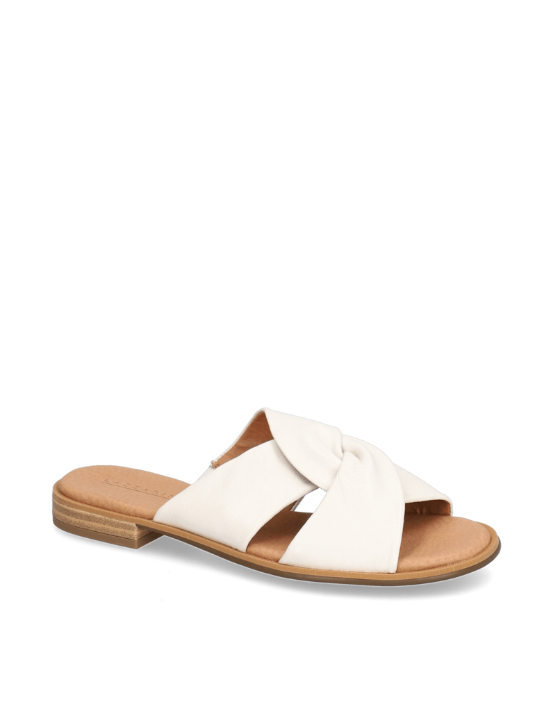 Lazzarini-Glattleder-Pantoffel-schwarz