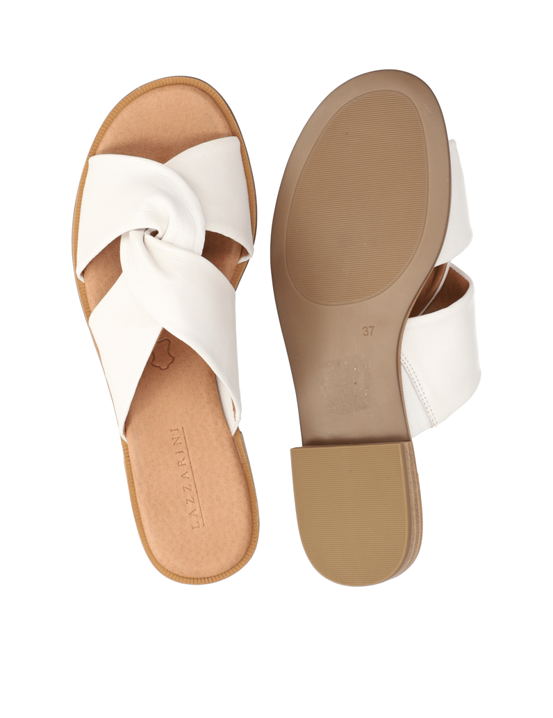 Lazzarini-Glattleder-Pantoffel-schwarz