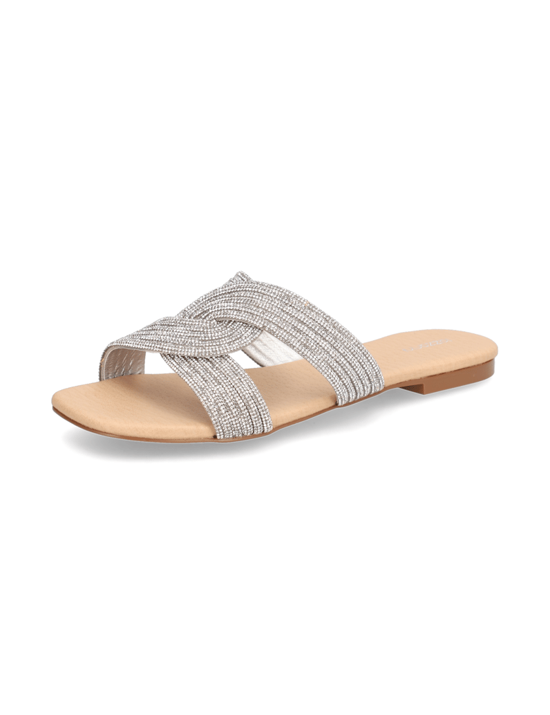 Lazzarini-Pantoffel-silber