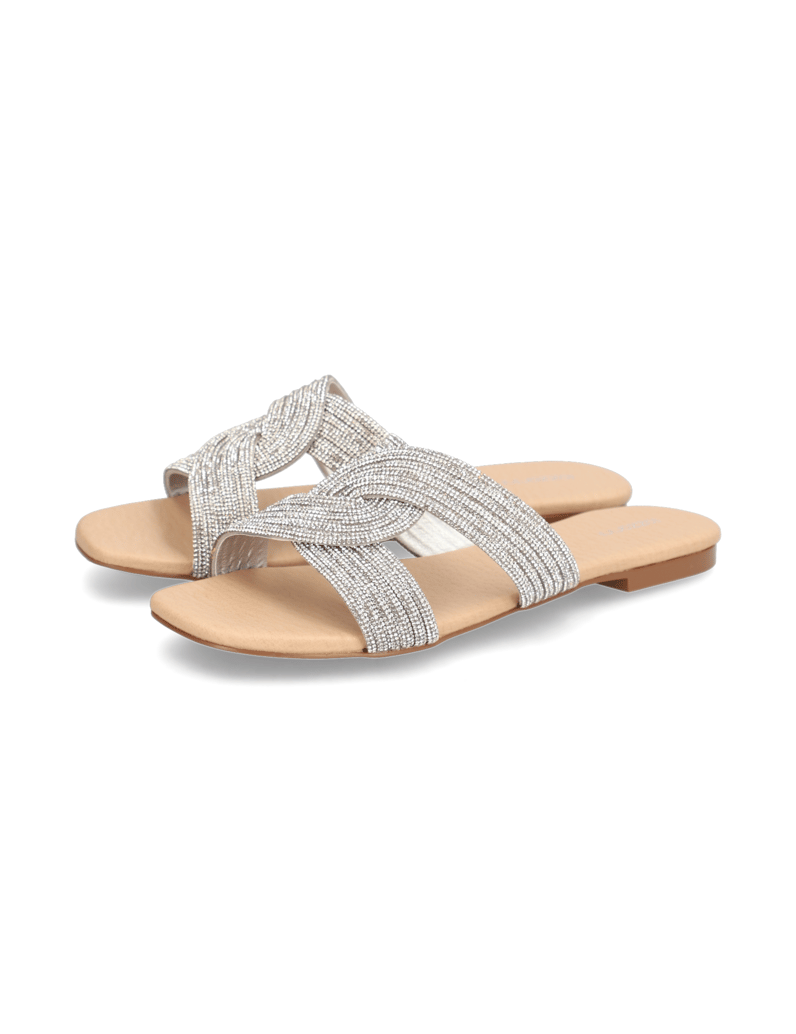 Lazzarini-Pantoffel-silber