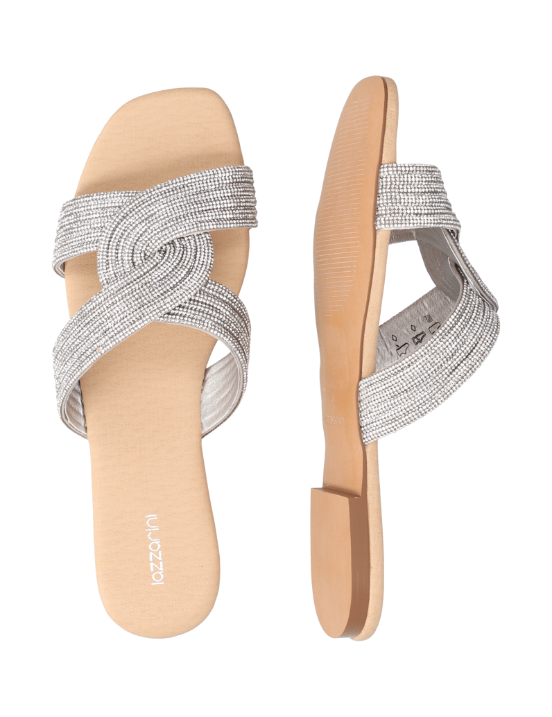 Lazzarini-Pantoffel-silber