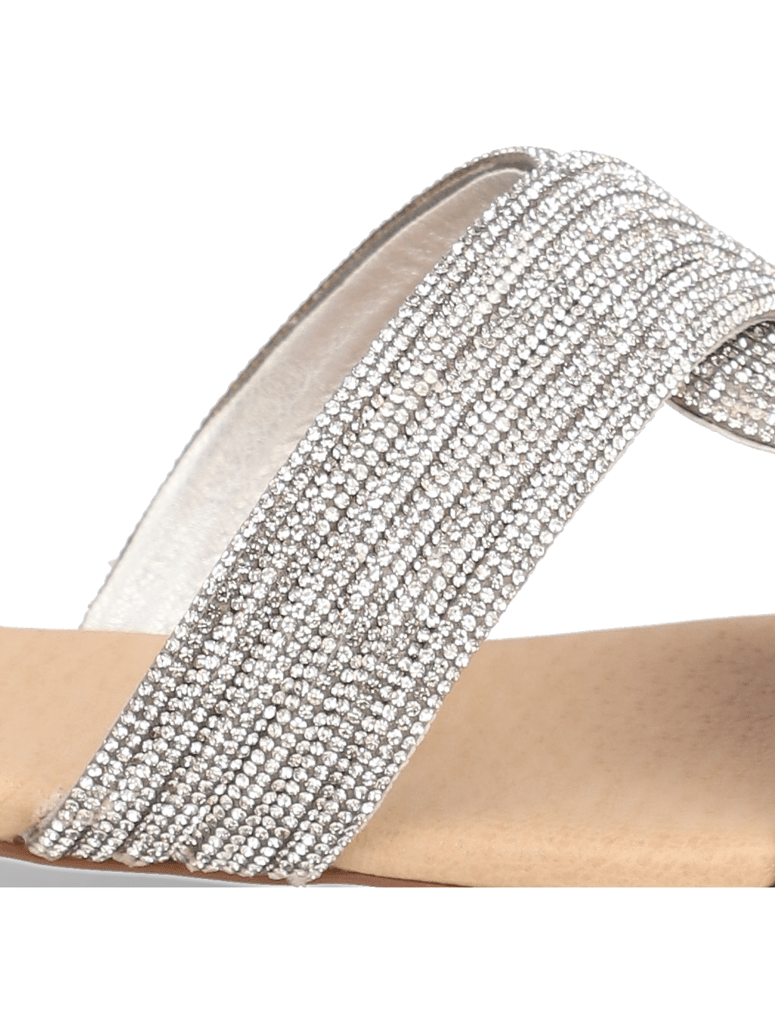 Lazzarini-Pantoffel-silber