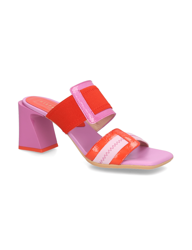 Hispanitas-Glattleder-Pantoffel-beige