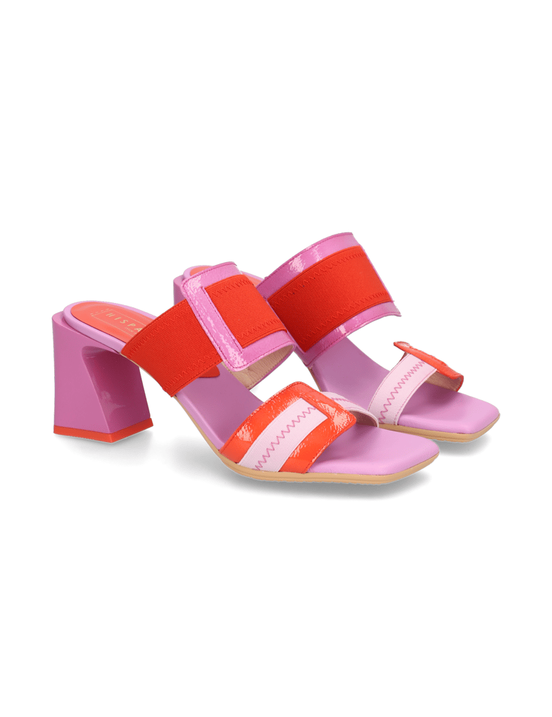 Hispanitas-Glattleder-Pantoffel-beige