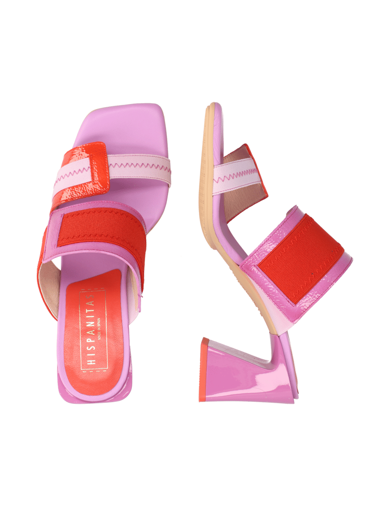 Hispanitas-Glattleder-Pantoffel-beige